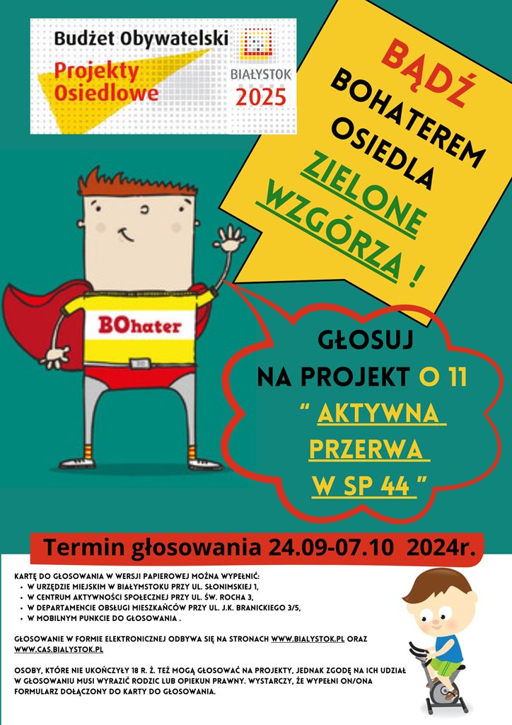 plakat budżet obywatelski